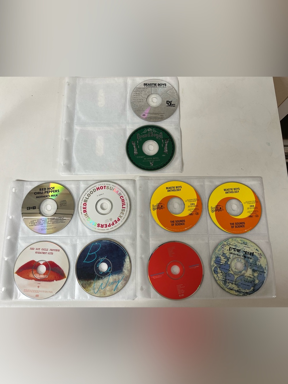 Lot of Red Hot Chili Peppers and Beastie Boys Music CD Lot